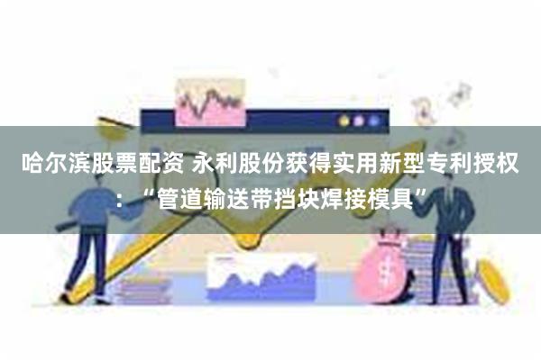 哈尔滨股票配资 永利股份获得实用新型专利授权：“管道输送带挡块焊接模具”