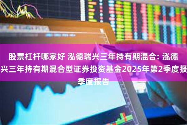 股票杠杆哪家好 泓德瑞兴三年持有期混合: 泓德瑞兴三年持有期混合型证券投资基金2025年第2季度报告